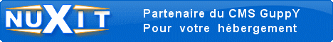 Partenaire et h�bergeur du CMS Guppy